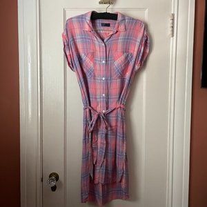 GAP Plaid Shirtdress